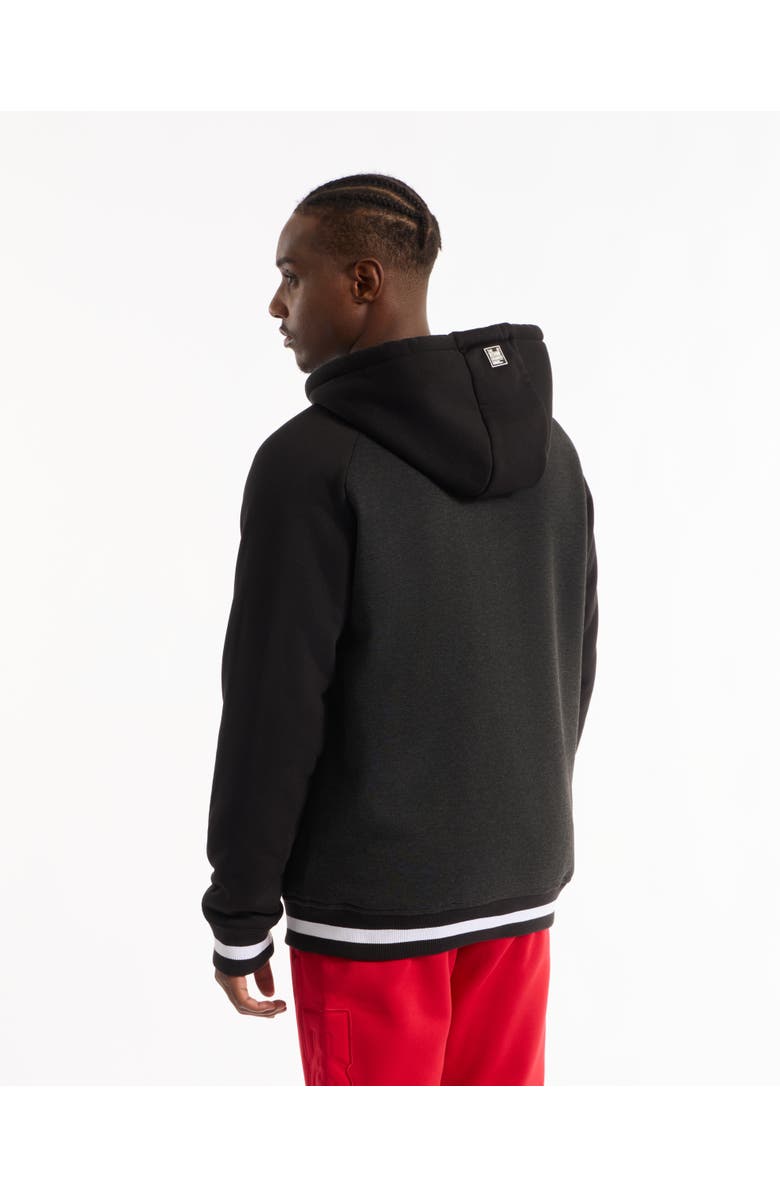 Ecko Unltd. Men's Baseball faux shearling Varsity Jacket, Alternate, color, 