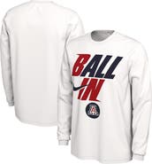 Nike Men's Nike White Arizona Wildcats Ball In Bench Long Sleeve T-Shirt