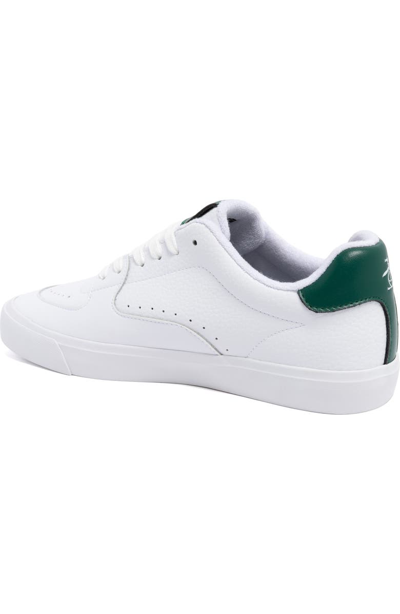Original Penguin <p>Hadrik Leather Sneaker (Men)</p>, Alternate, color, White/ Sage
