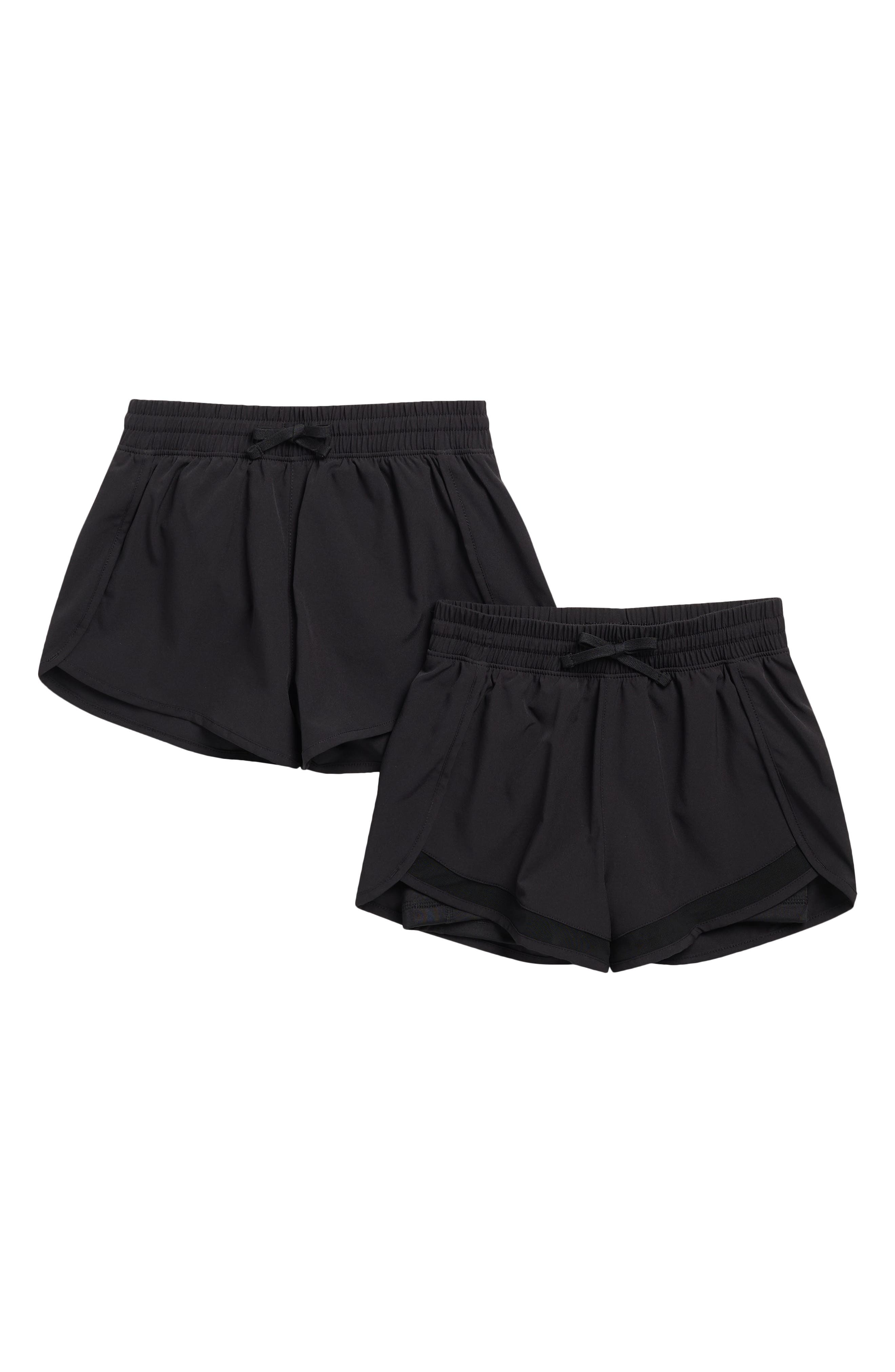 90 DEGREE BY REFLEX Kids' 2-Pack Lightstreme Active Shorts