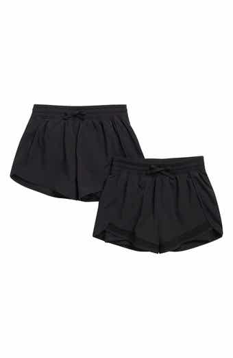 90 DEGREE BY REFLEX Kids' 2-Pack Lightstreme Active Shorts