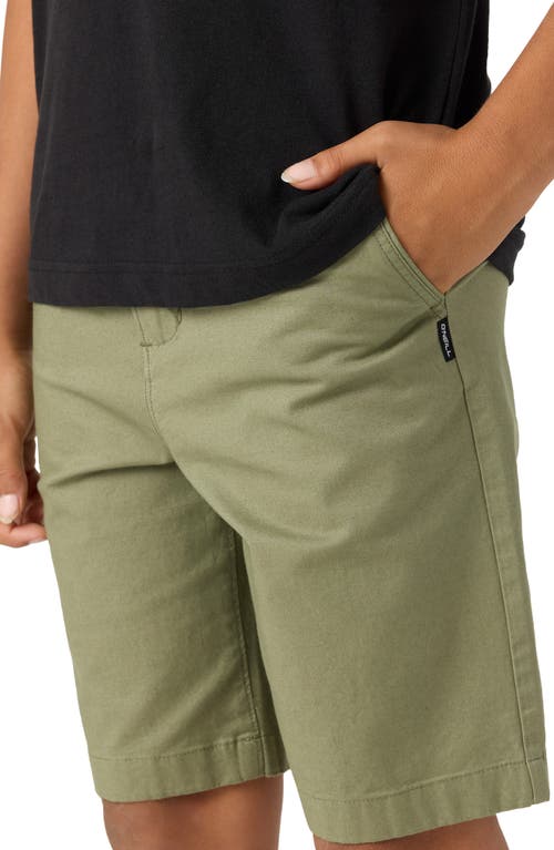 O'NEILL O'NEILL KIDS' JAY FLAT FRONT STRETCH BERMUDA SHORTS