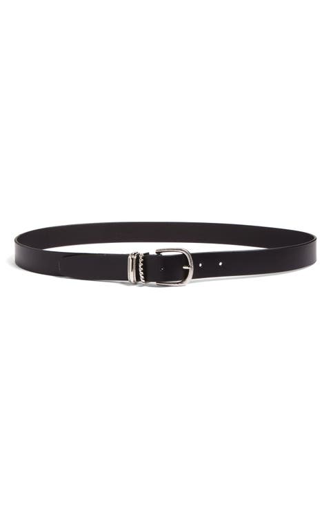 Raina Double Keeper Leather Belt