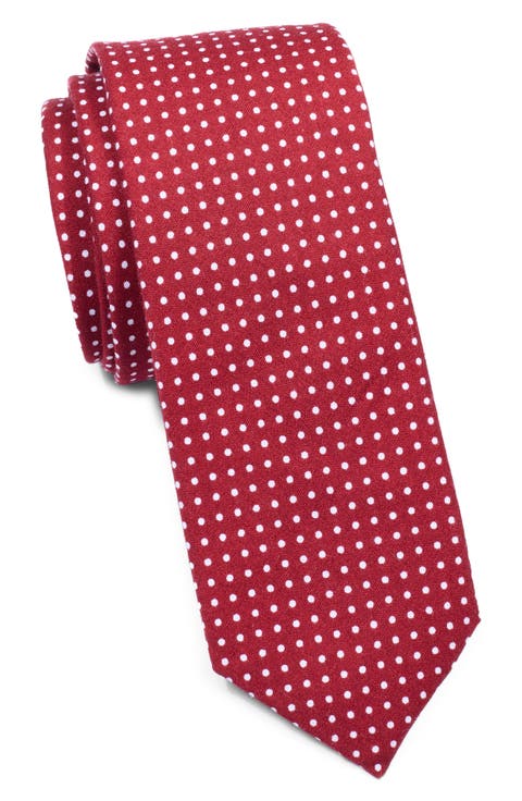 Wenson Dot Print Tie