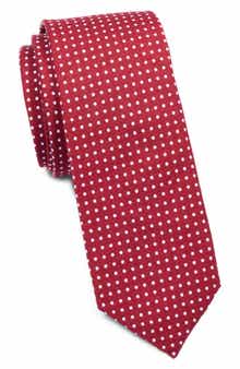 Wenson Dot Print Tie