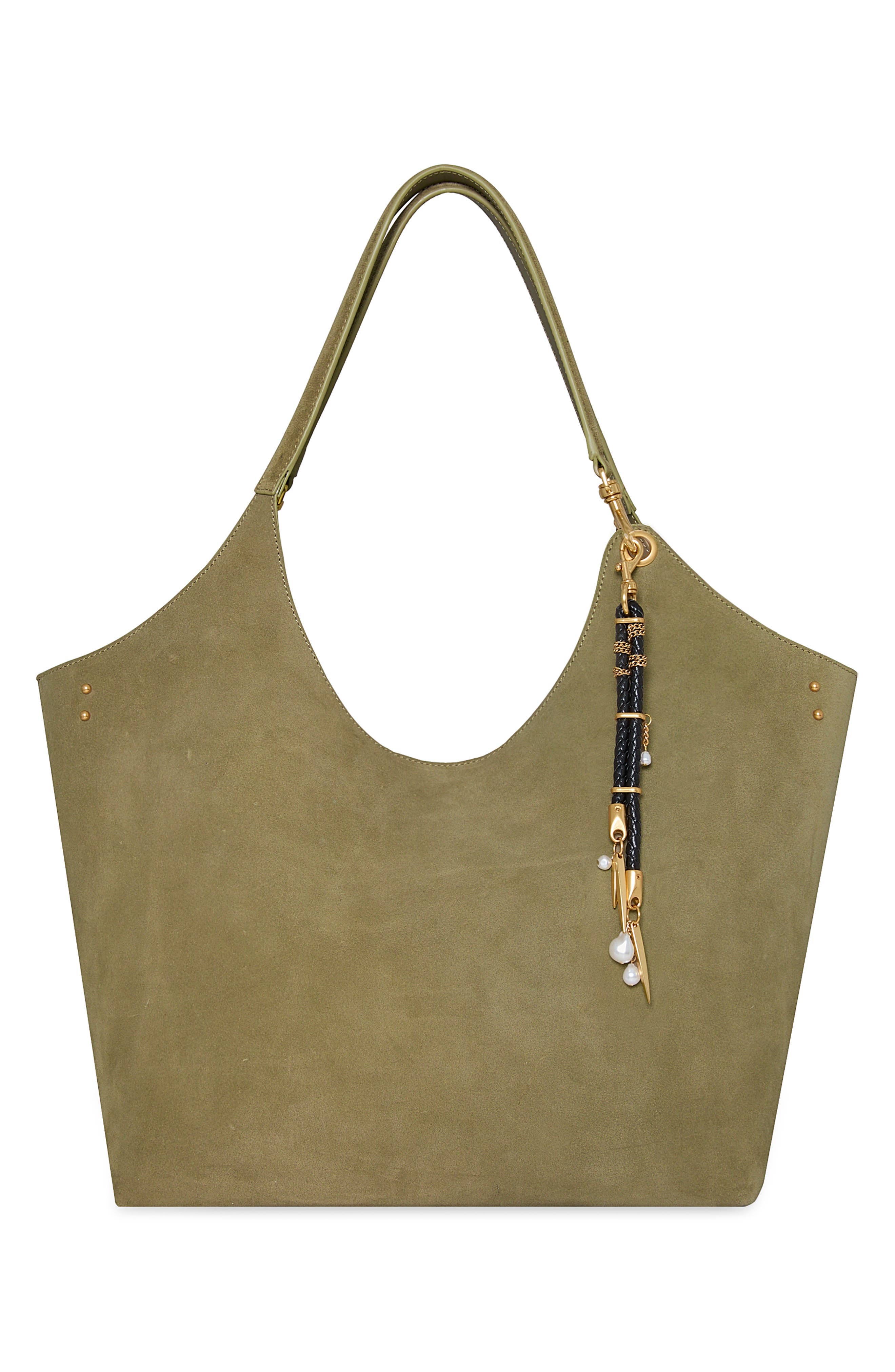 Rebecca Minkoff Santa Fe Bag Charm, Alternate, color, Black