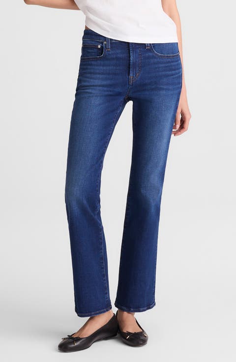 The Stretch Flare Crop Jeans (Osgoode Wash)