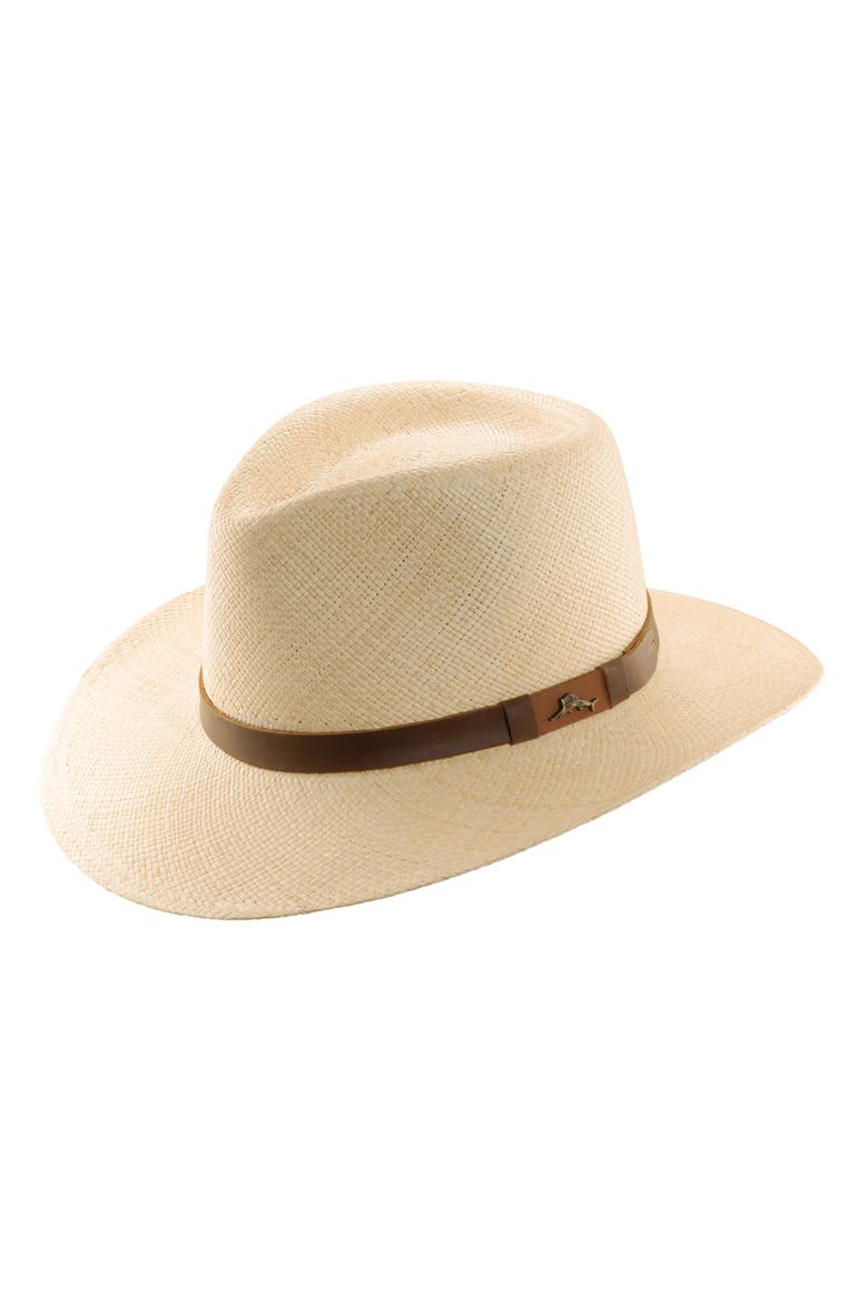 Panama Straw Outback Hat, Alternate, color, NATURAL