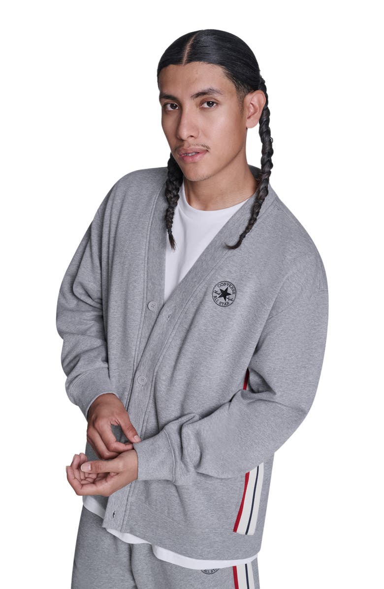 Converse Chuck Cardigan, Alternate, color, Vintage Grey Heather