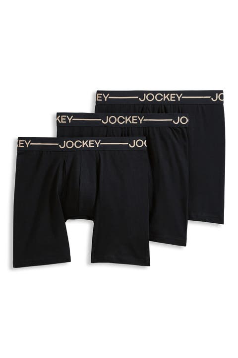 Men's Organic Cotton Stretch 6.5" Boxer Brief - 3 Pack