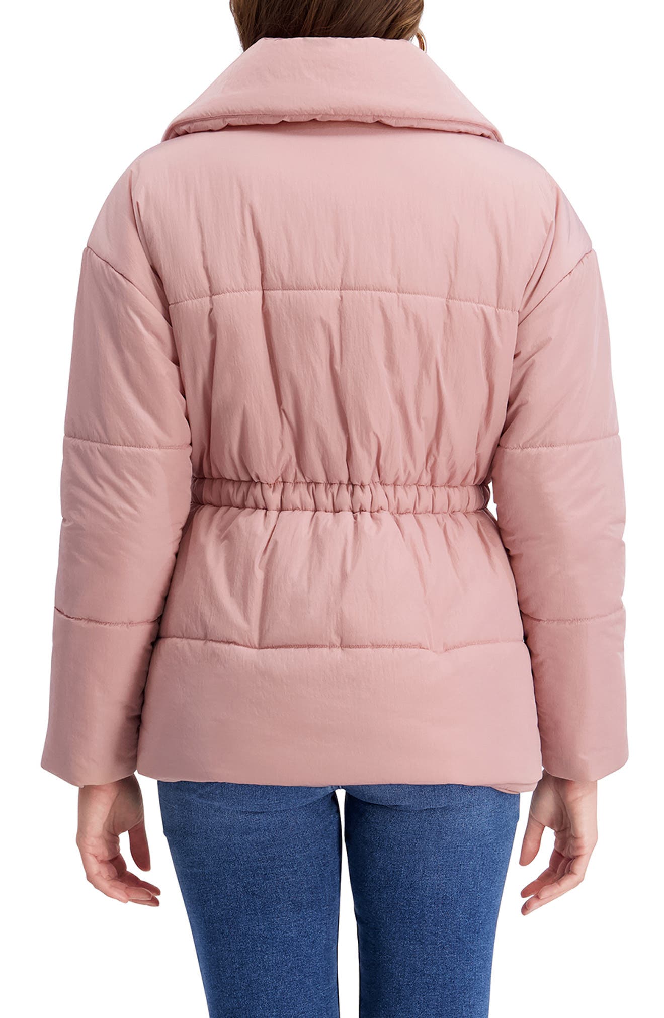 Envelope Collar Puffer Coat - image 4