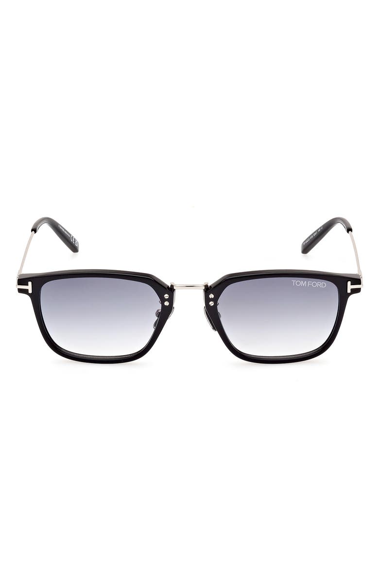 TOM FORD 52mm Rectangular Sunglasses, Main, color,