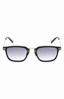TOM FORD 52mm Rectangular Sunglasses