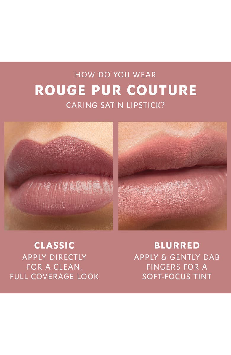 Yves Saint Laurent Rouge Pur Couture Caring Satin Lipstick with Ceramides, Alternate, color, N5 Tribute Nude