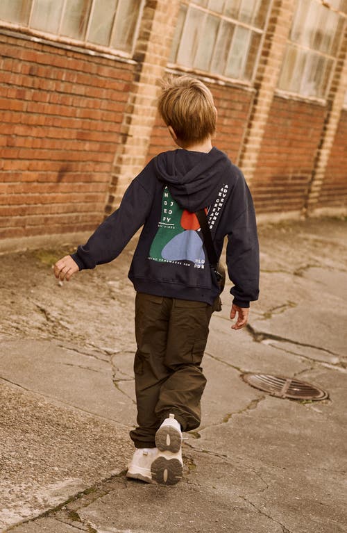 The New Kids' Parvelo Oversize Hoodie In Blue