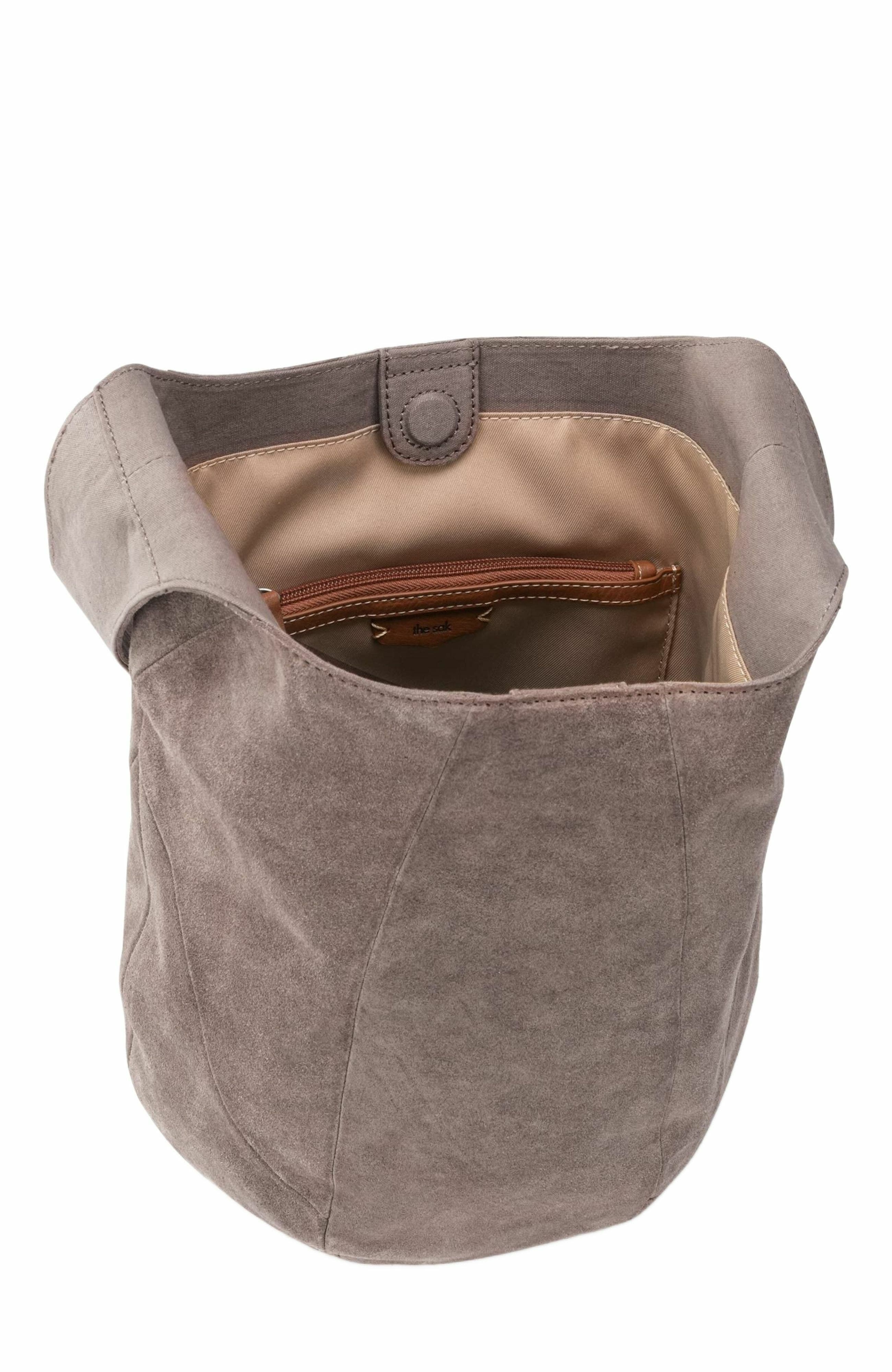 120 Hobo Bag, Alternate, color, Mushroom Suede