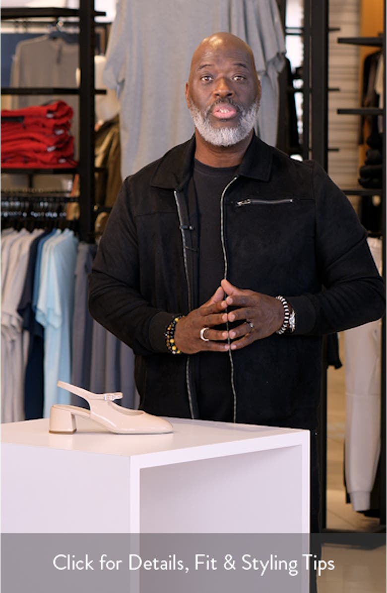 Slingback Block Heel Pump, sales video thumbnail