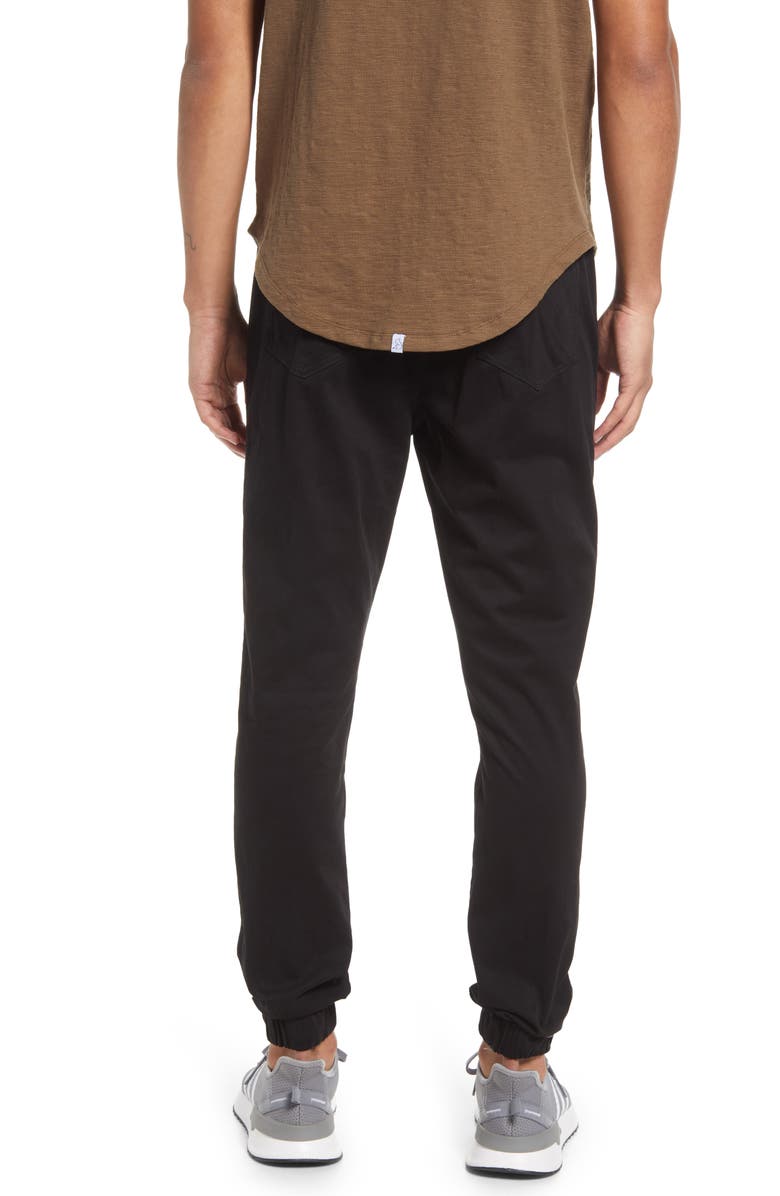 KUWALLA Midweight Stretch Cotton Chino Joggers, Alternate, color, 