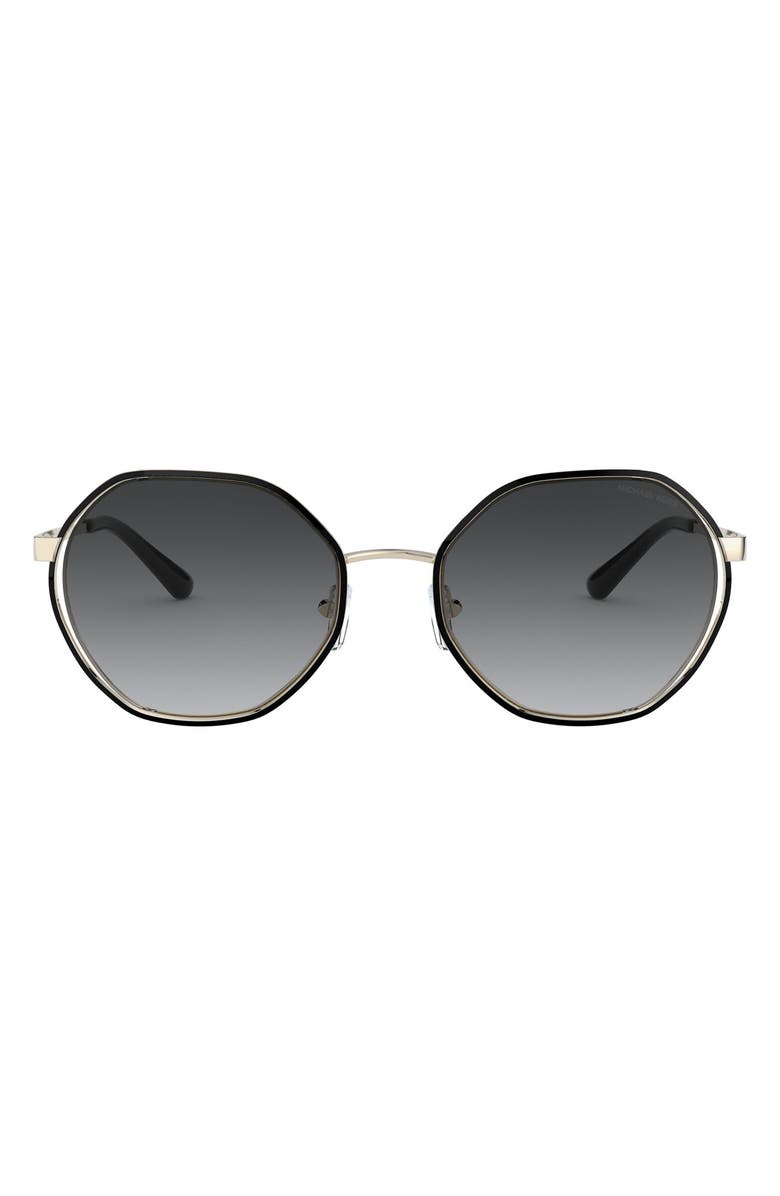 Michael Kors 57mm Gradient Round Sunglasses, Main, color,