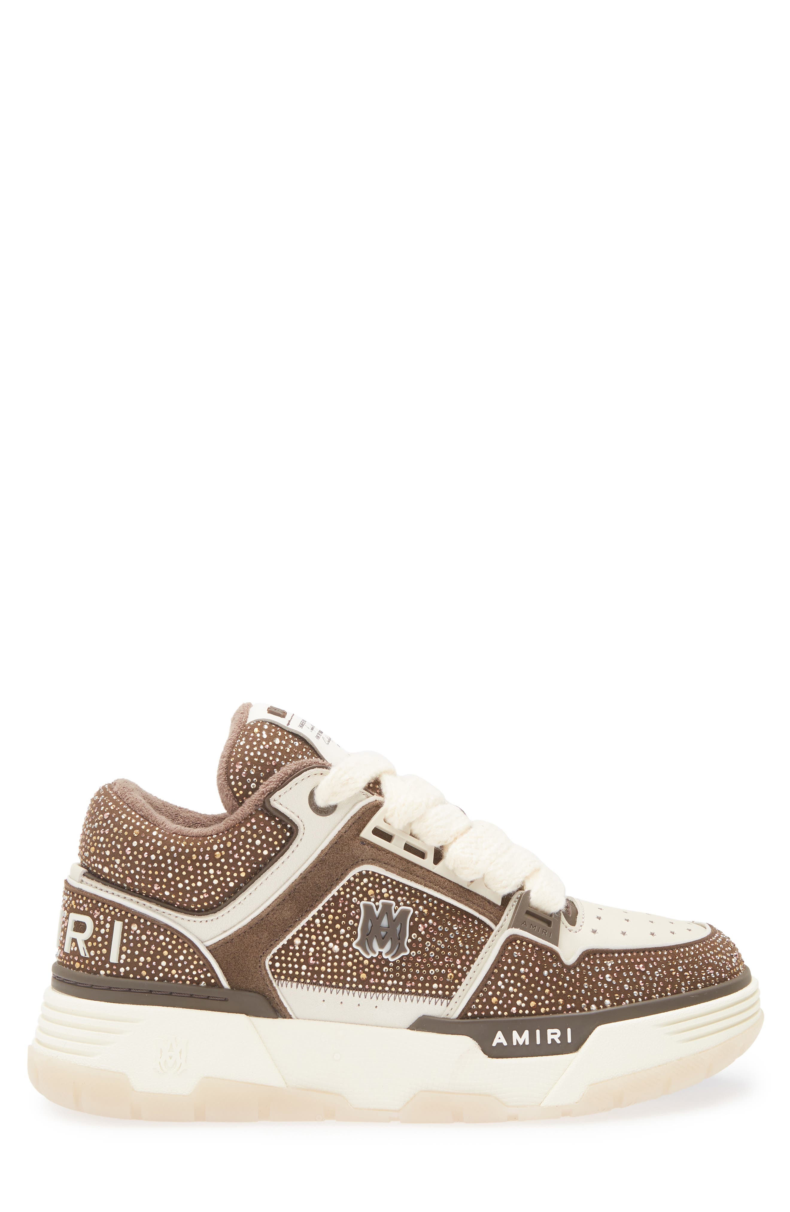 AMIRI Crystal MA-1 Sneaker, Alternate, color, Dark Brown