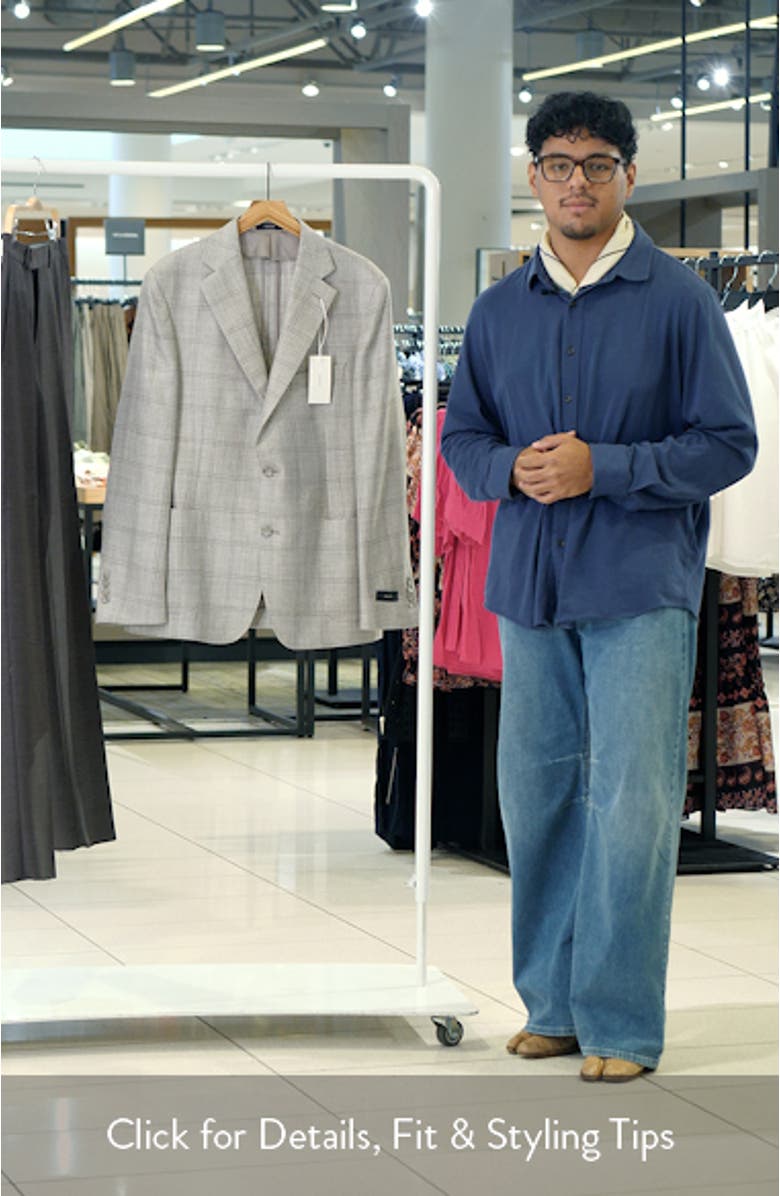 Relaxed Fit Icon Linen, Wool & Silk Sport Coat, sales video thumbnail