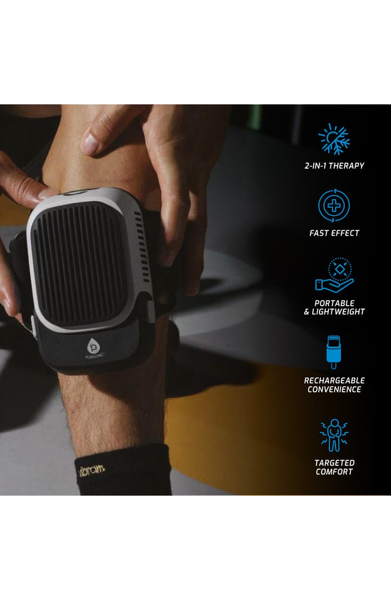 PURSONIC 2-in-1 Hot & Cold Therapy Massager - Fast Relief, Anytime, Anywhere, Alternate, color, Black