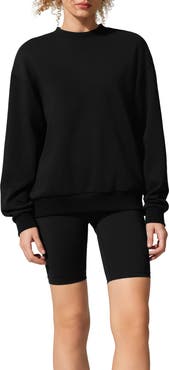 Lilysilk SILKERRY Oversized Porchlight Balance Crew Pullover Sweatshirt