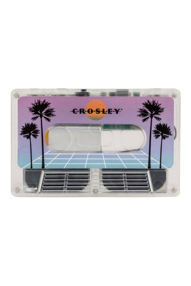 Cassette Tape Portable Bluetooth® Speaker, Main, color, VAPORWAVE TRANSLUCENT