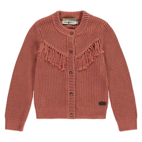 Tassel Accent Knit Cardigan