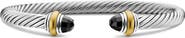 David Yurman Classic Cable Bracelet in Sterling Silver with 14K Yellow Gold, 5mm