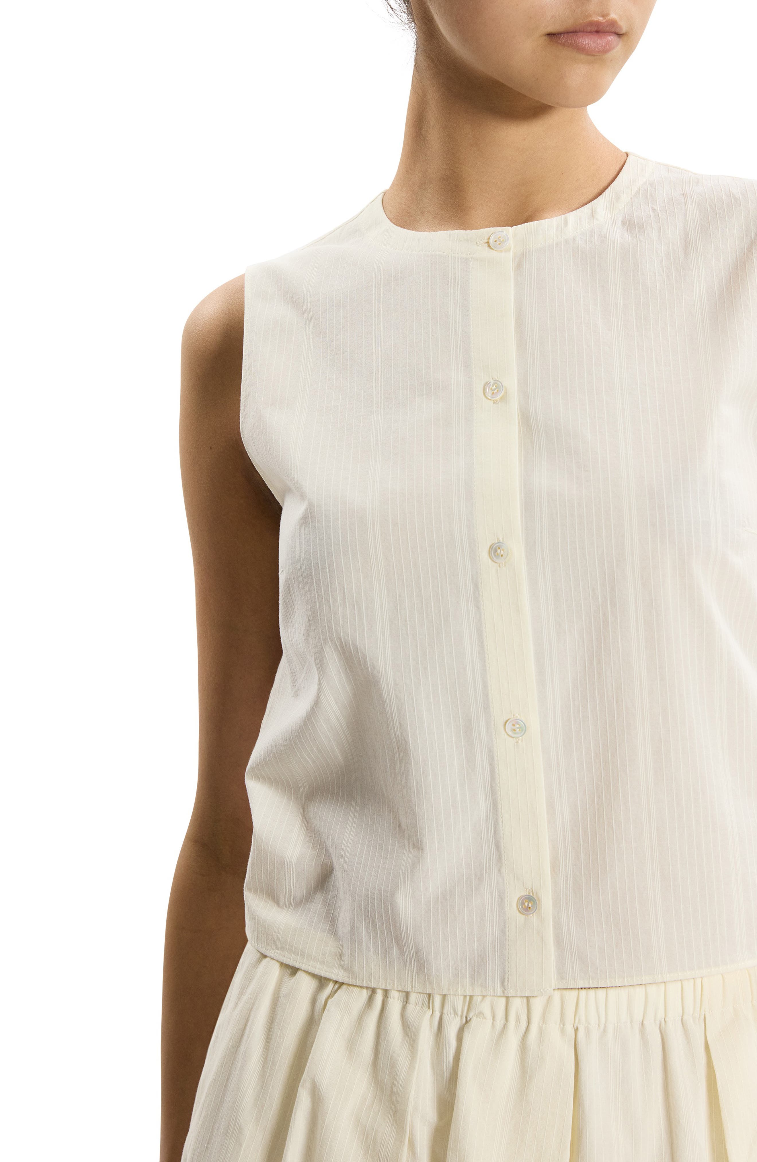 Theory Button-Up Organic Cotton Top (Women) | Nordstromrack