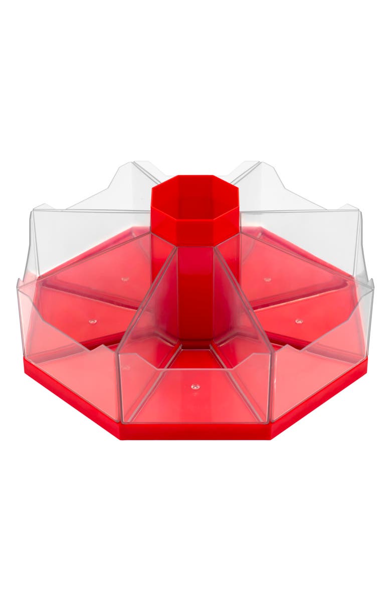 Junior Learning Classroom Caddie Red 360° Spinning Organizer, 8 Trays, Main, color, Multicolored