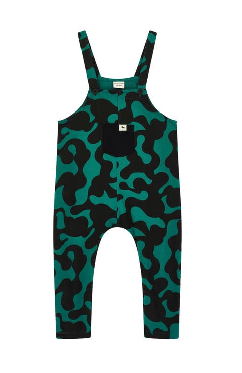 Organic Cotton Abstract Swirl Print Jumpsuit (Toddler, Little Kids, Big Kids)