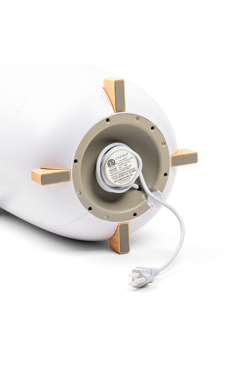 Zadro Large Bucket Towel Warmer, Alternate, color, Bamboo/White