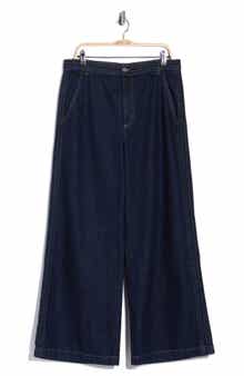 Mott St High Waist Wide Leg Jeans