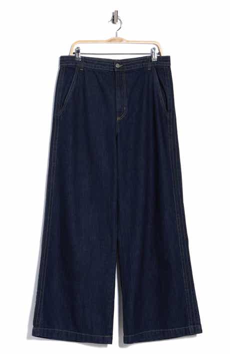 Mott St High Waist Wide Leg Jeans