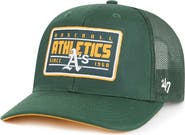 '47 Men's '47 Green Oakland Athletics Hardline Trucker Adjustable Hat