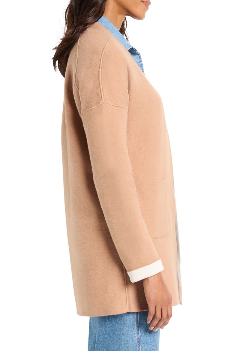 Sunset Breeze Patch Pocket Cardigan, Alternate, color, BURRO