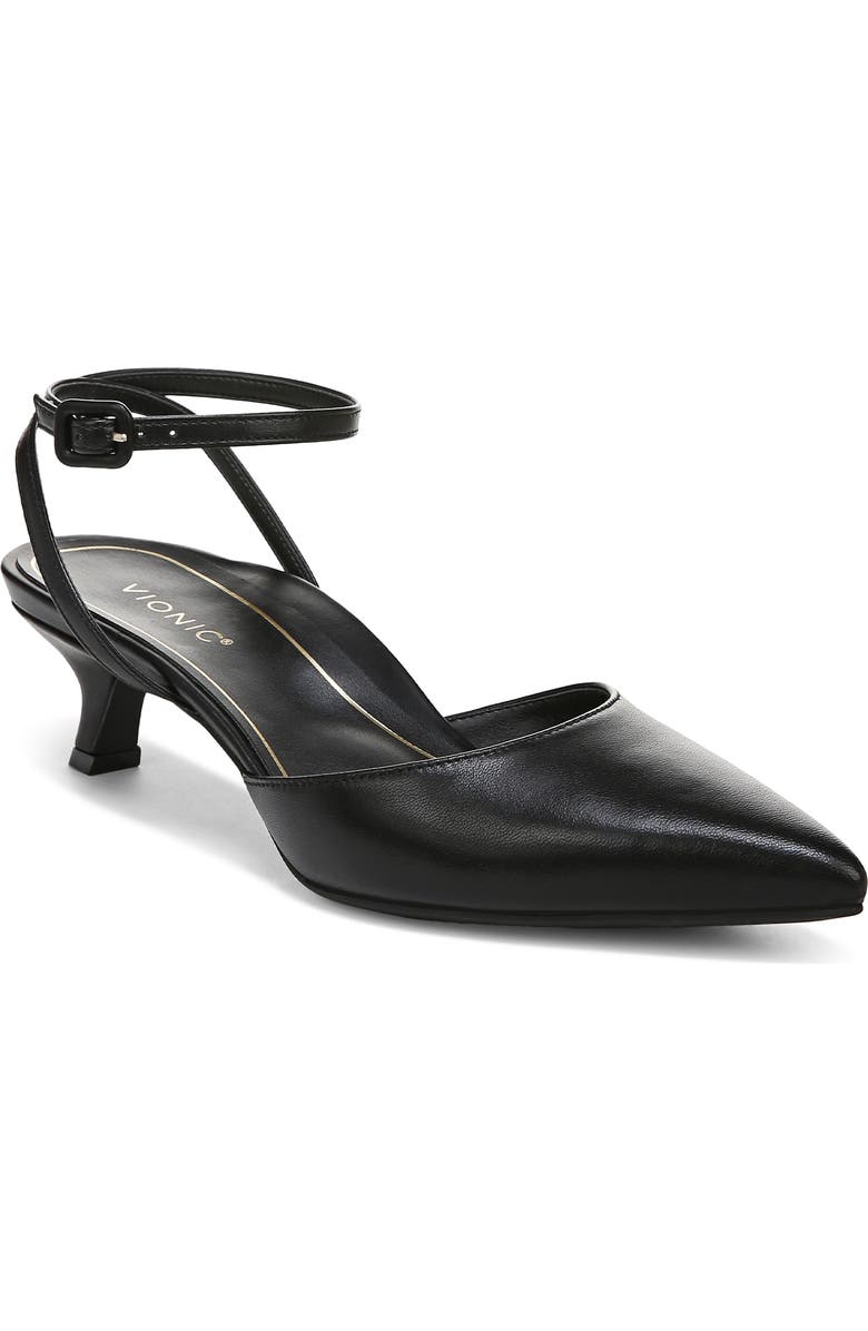 Vionic Jacynda Pointed Toe Pump, Main, color, Black