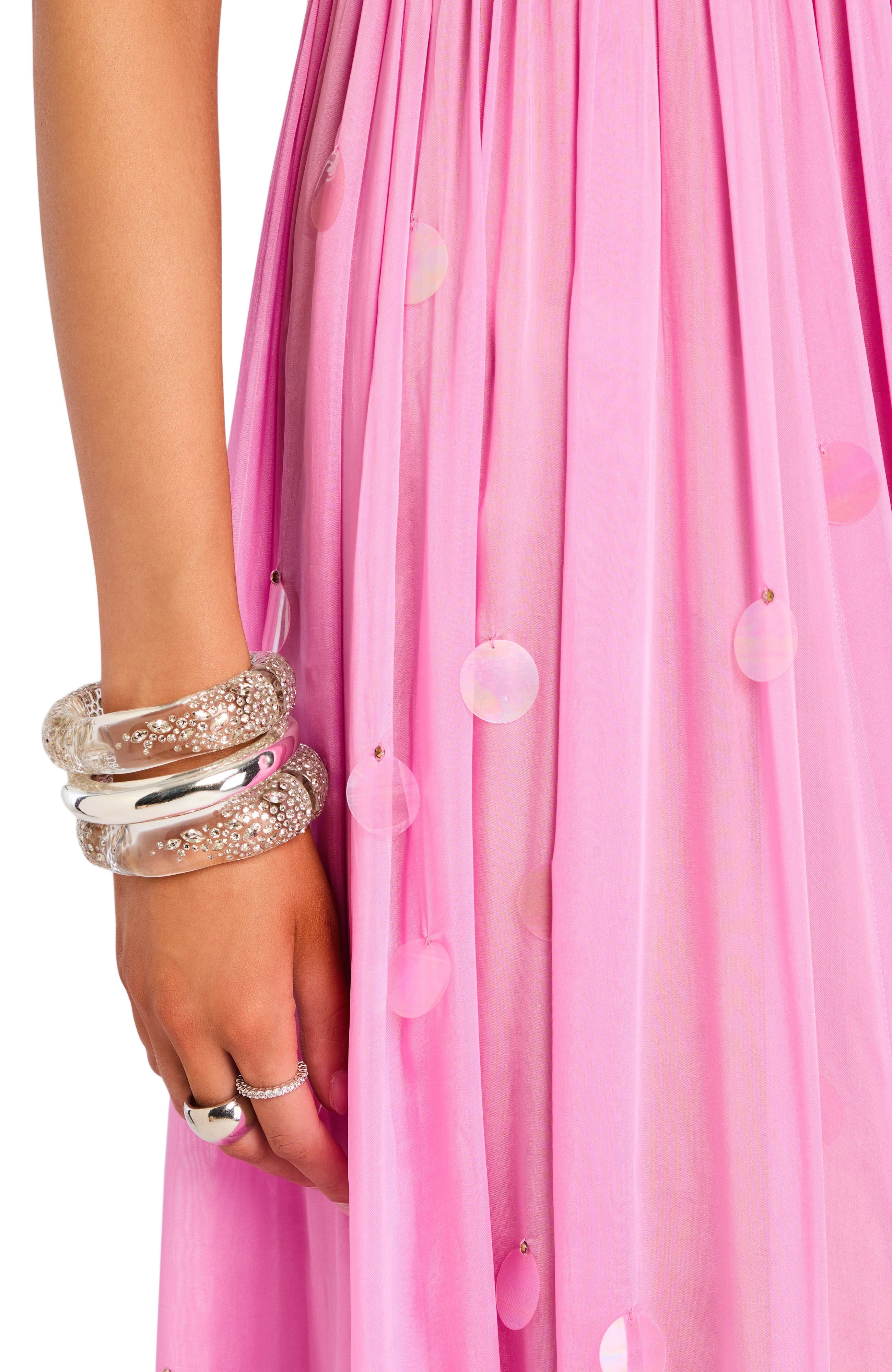 mathilde sequin dress Mathilde White Embroidered Maxi Dress