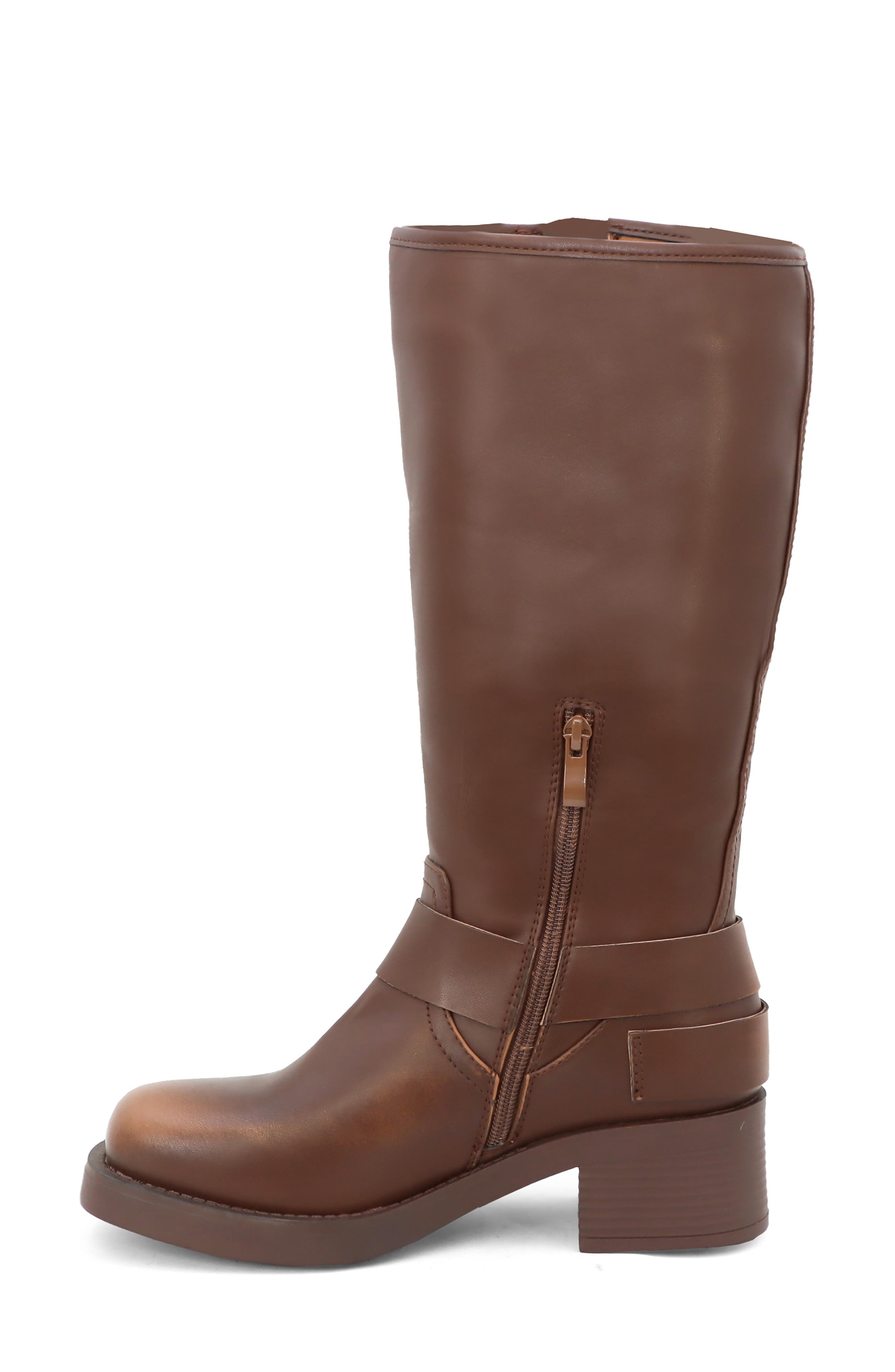 YOKI Sarki Buckle Boot, Alternate, color, Brown