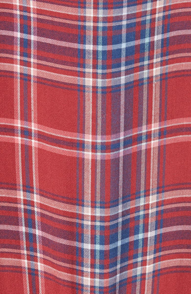 Lucky Brand 'Bungalow' Plaid Lightweight Flannel Shirt, Alternate, color, 