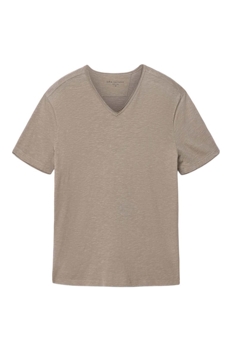 Miles Slub Cotton T-Shirt, Alternate, color, HAZE GREY