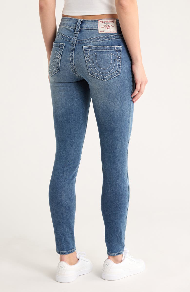 True Religion Jennie Skinny Jeans, Alternate, color, Medium Muggy Wash