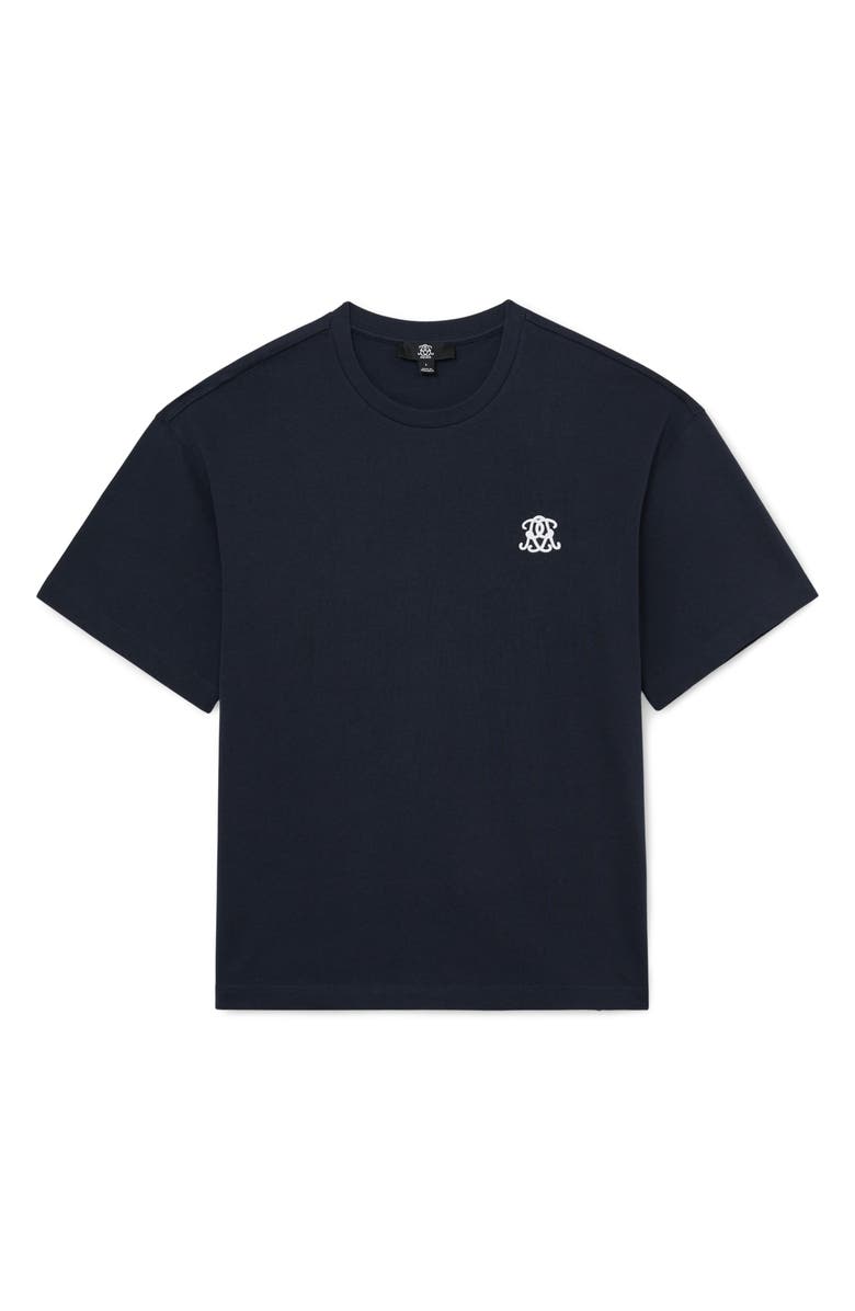 Reiss Rainer Cotton Graphic T-Shirt, Alternate, color, Navy