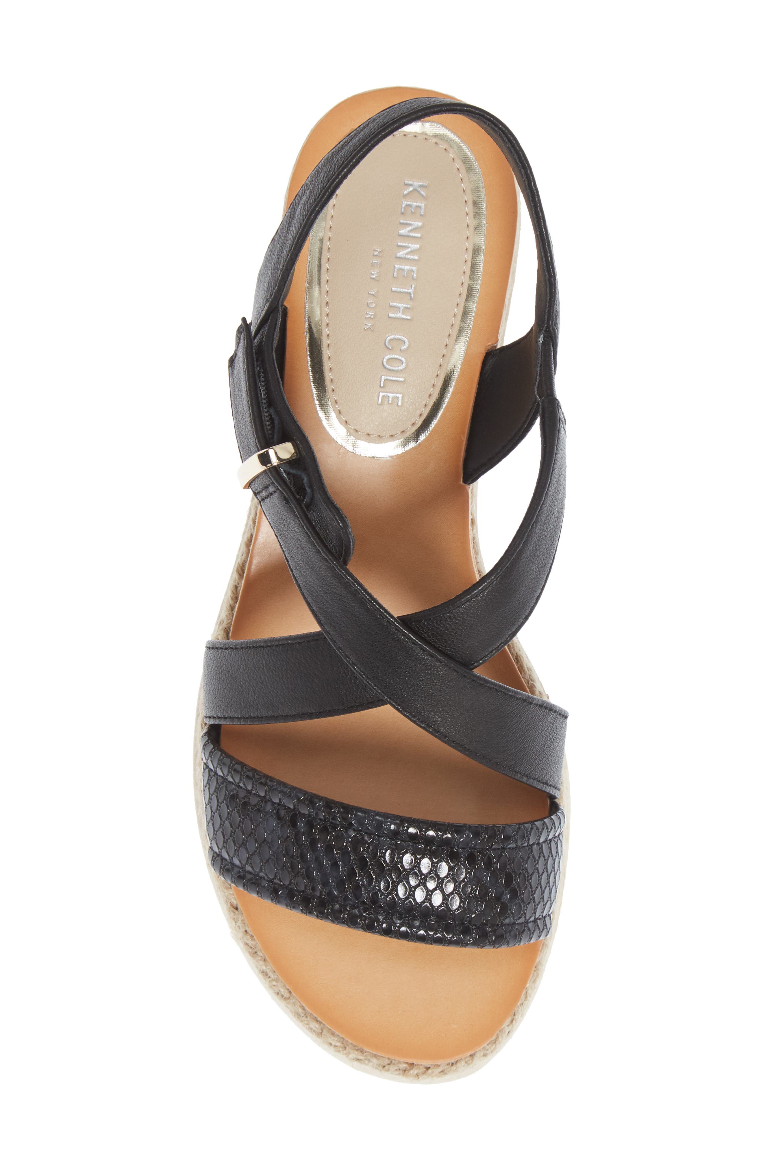 Kenneth Cole New York Jules Espadrille Platform Sandal, Alternate, color, 