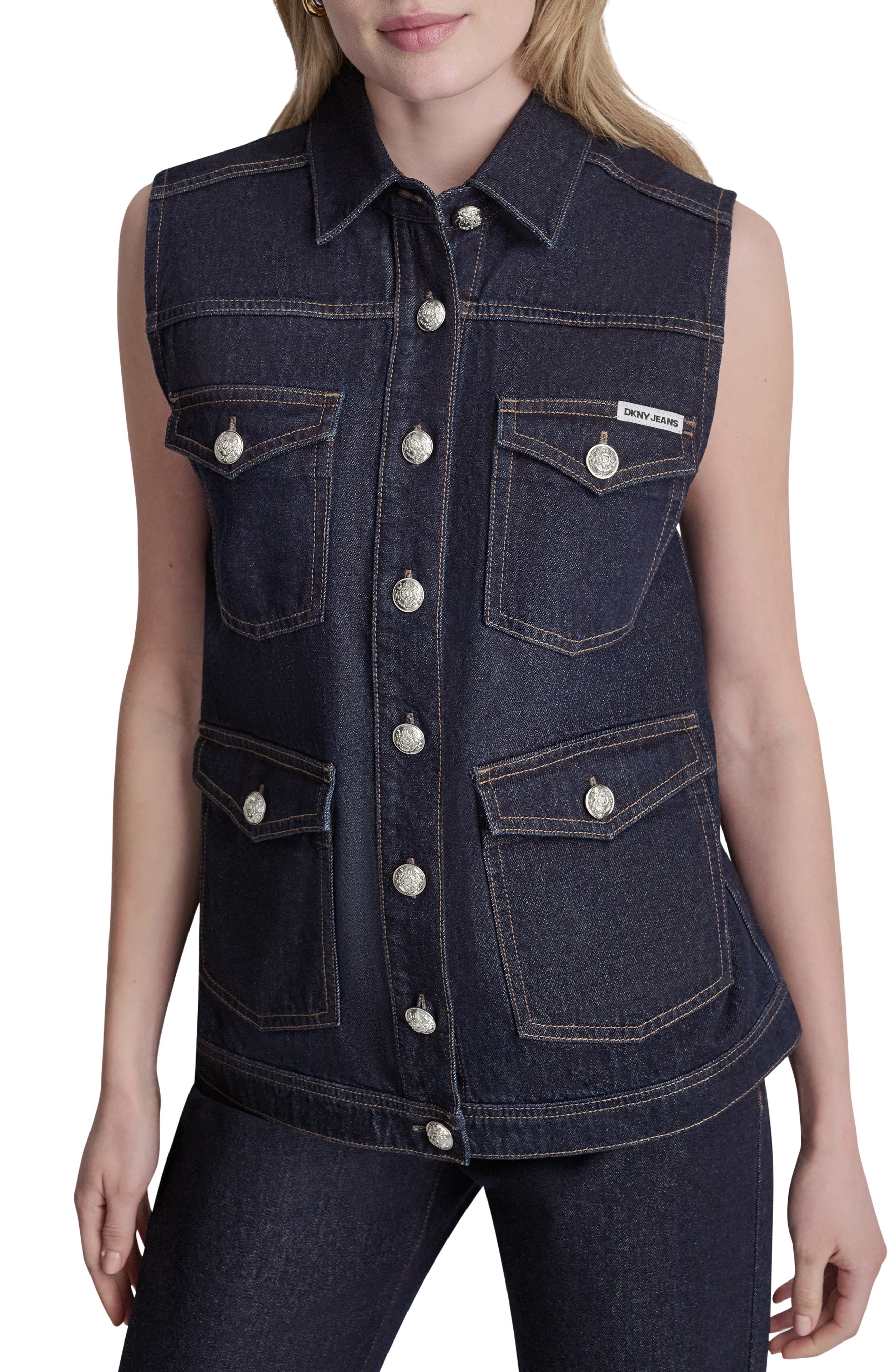 Longline Trucker Vest