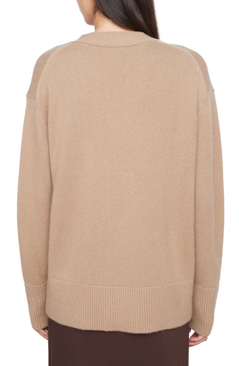 Vince Weekend Wool & Cashmere Cardigan, Alternate, color, Sandshell