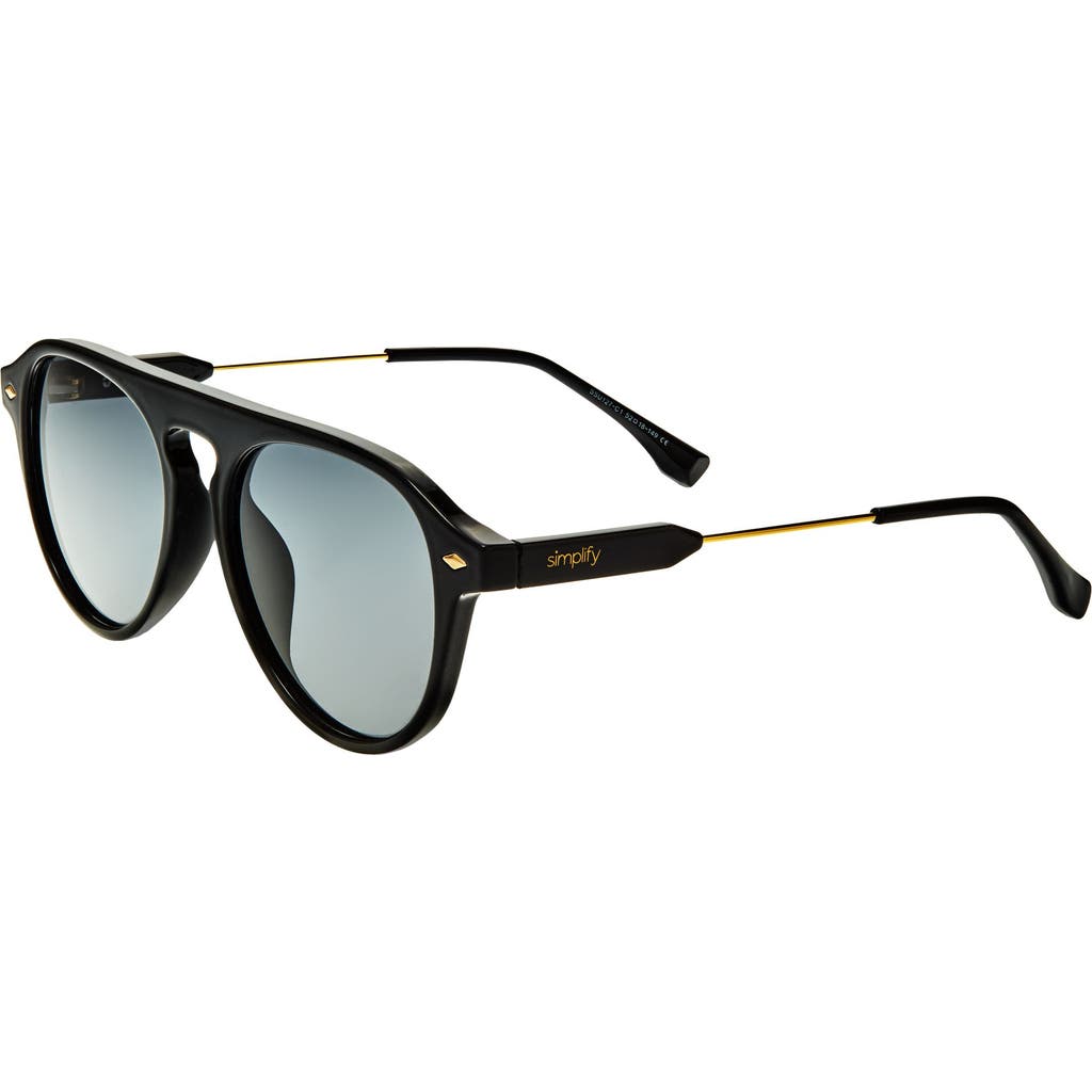 Simplify Carter Polarized Sunglasses In Black/black