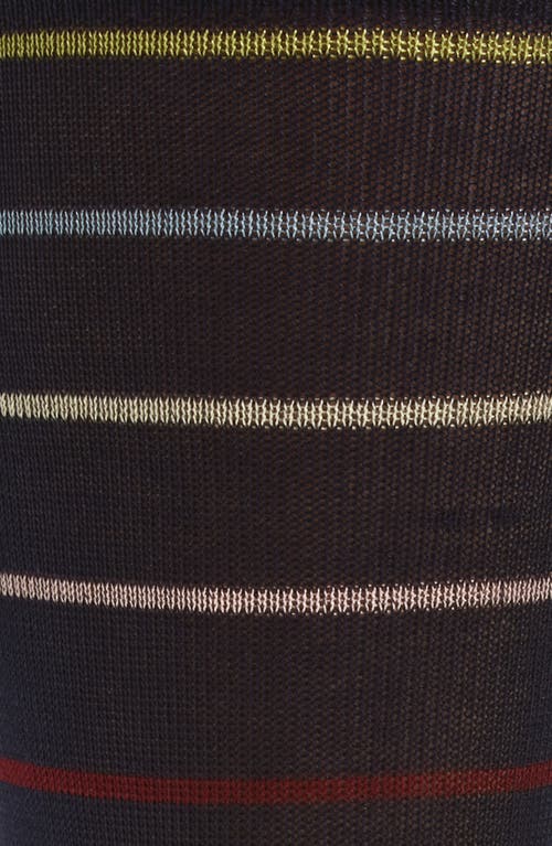 Paul Smith Keith Stripe Dress Socks In Blue